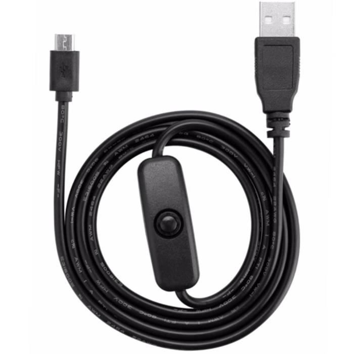 HKBTM-Câble USB avec interrupteur marche/arrêt, câble d'extension