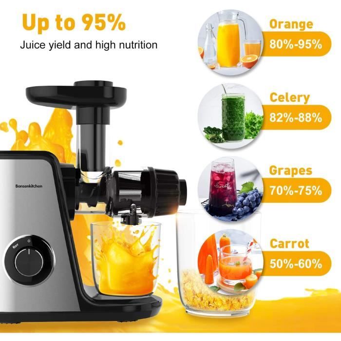 Bonsenkitchen slow juicer discount
