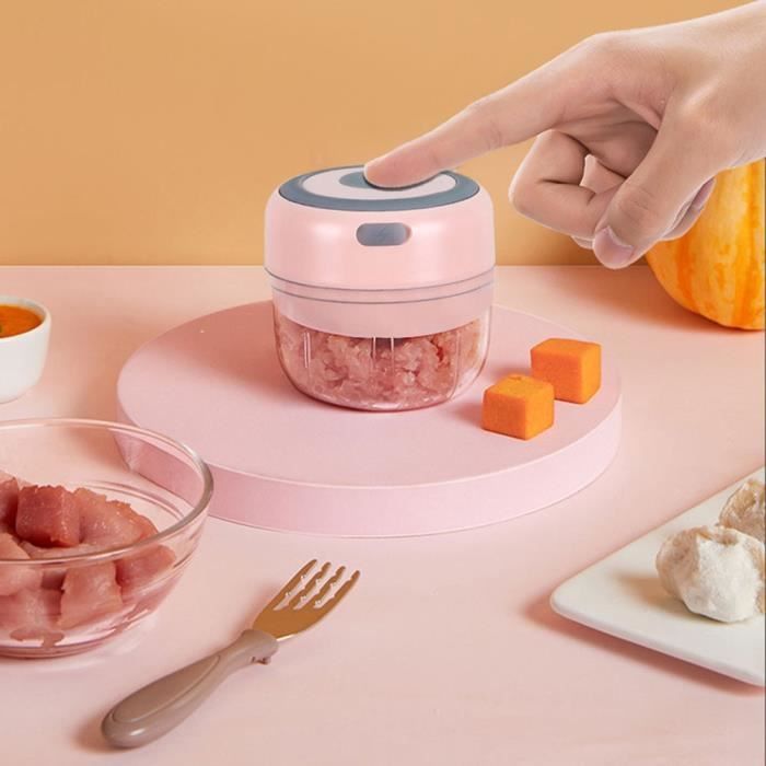 Hachoir à Ail électrique Mini USB - Pratique Et Robuste Pour Cuisine