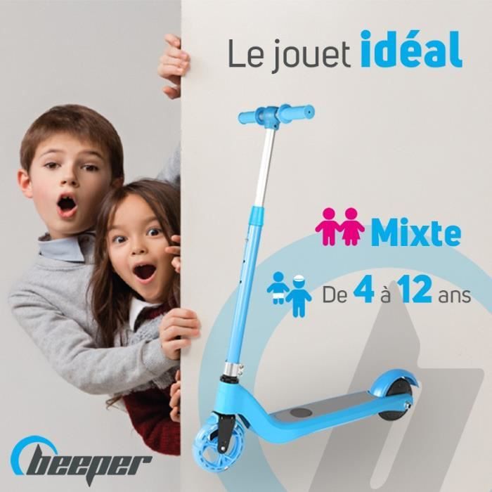 Nouveauté Beeper Trottinette Mécanique Enfant Et Ado 6-15 Ans Pliable Vert  Fw20-v à Prix Carrefour