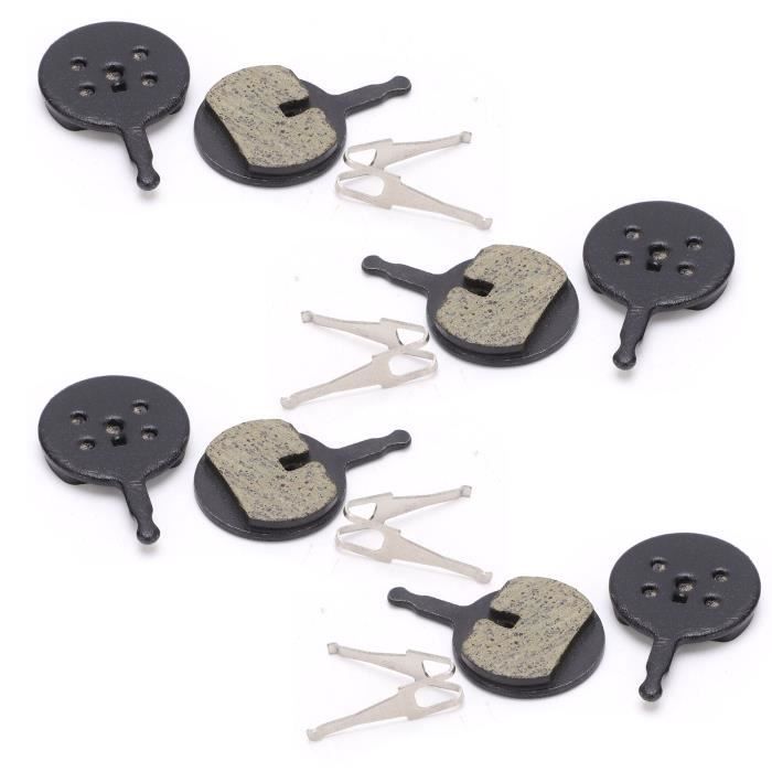 12 Plaquettes Frein Disque Vélo Hukneqn - Semi-Métalliques | Compatible Trottinette Électrique VTT