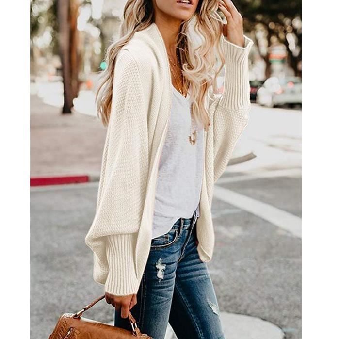 Cardigan shop sans bouton