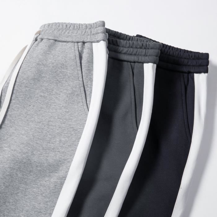Pantalon Jogging Homme Sport en Coton Confort Coupe Droite