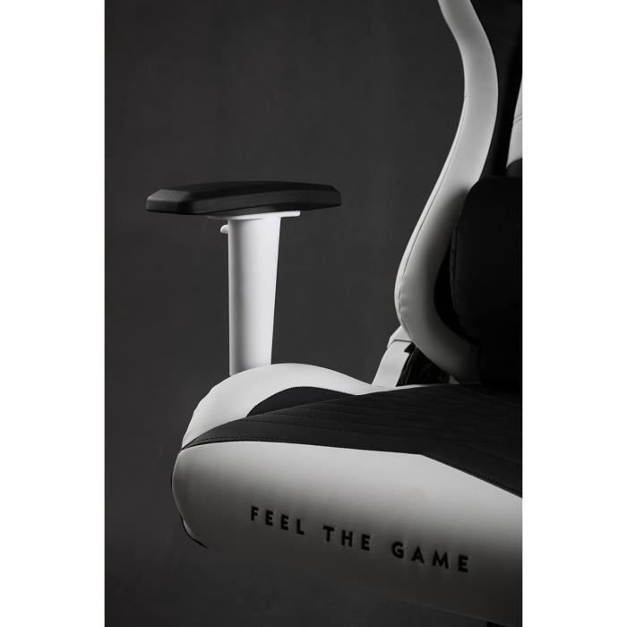 Spellcaster Senshi Edition Chaise De Gaming, Similicuir, Blanc, Extra