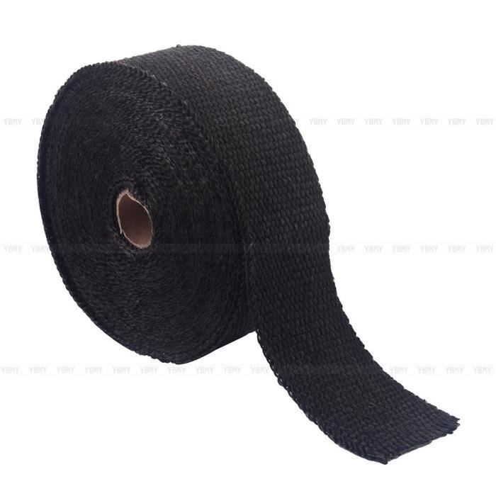 Bande échappement 10m Noir Bande Isolante Thermique Noire 10 M Tres Colliers Inox Pour 682097 - Foto 13