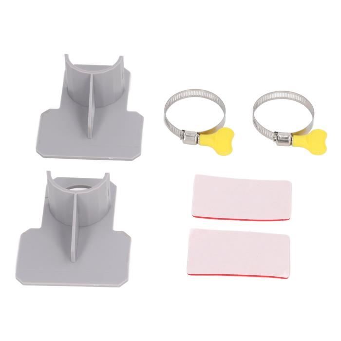 KATELUO Supporti Per Tubi Piscina - Set Da 2 Con Fascette E Colla Per Tubi 26-38mm