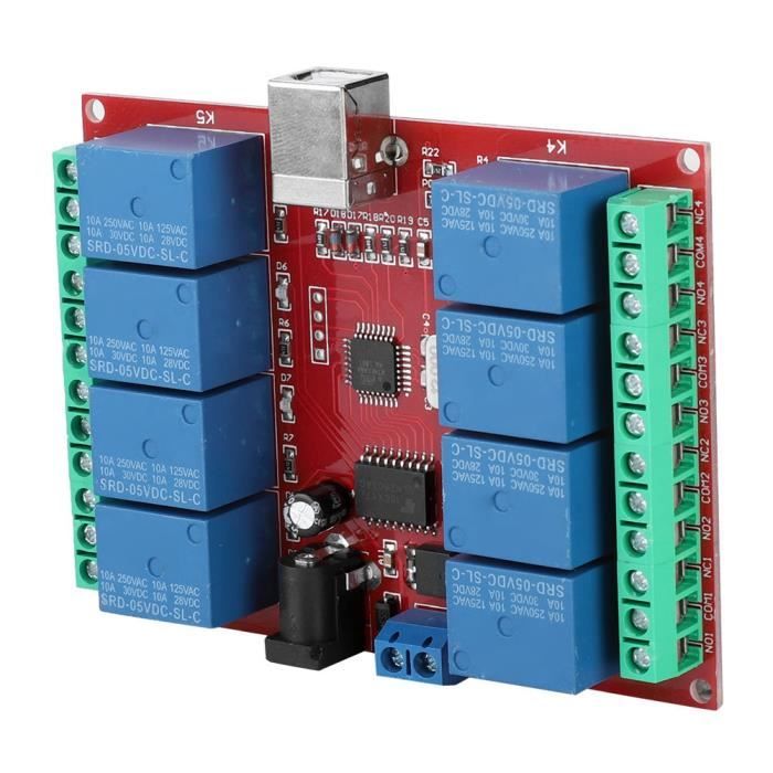 Tbest Commutateur USB computer control switch, 8-channel USB 5V smart ...