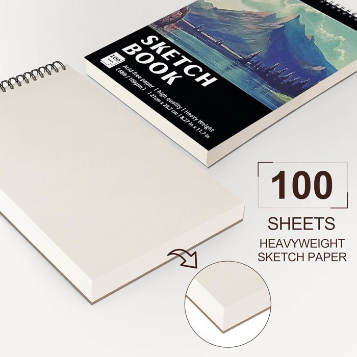 Carnet De Croquis Cadeau Pour Artistes Cahier De Dessin Papier