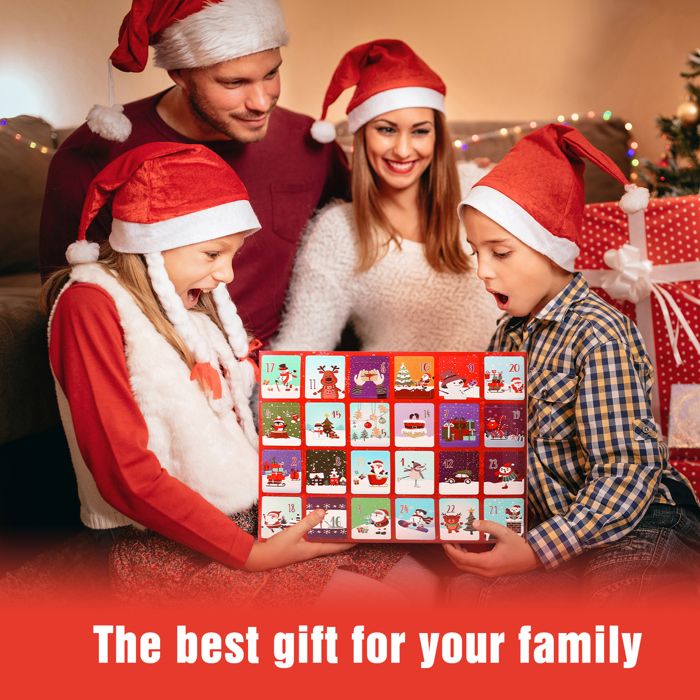 Calendrier De L'avent De Chaussettes De Noël, 12 Paires