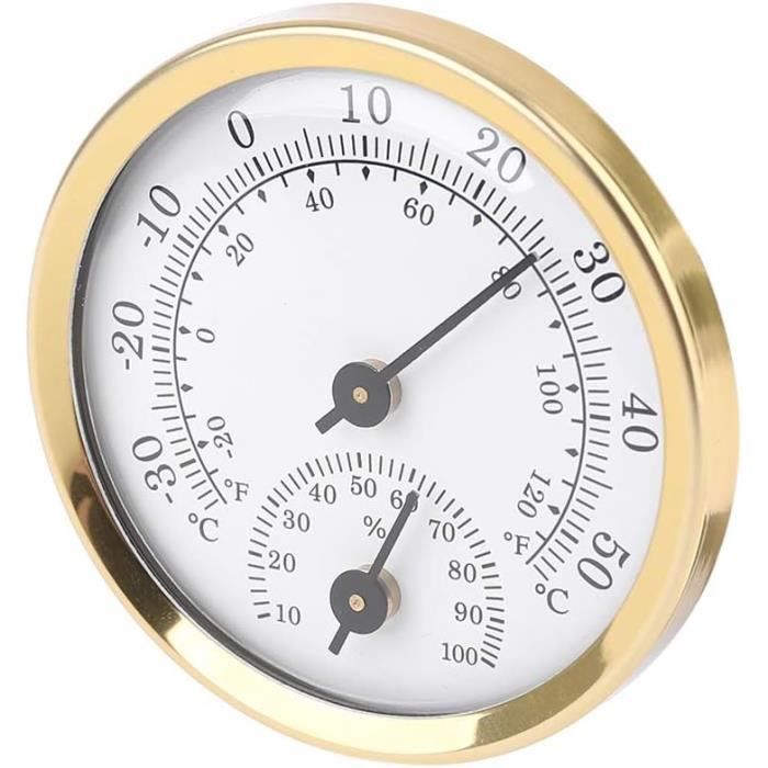 Thermomètre et hygromètre rond - Type d'aiguille - Montage[S467] -  Cdiscount Jardin