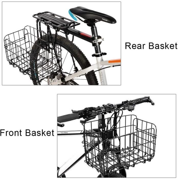 VELO PLIANT SUPEROK Panier de v lo Pliable avec Maille m tallique