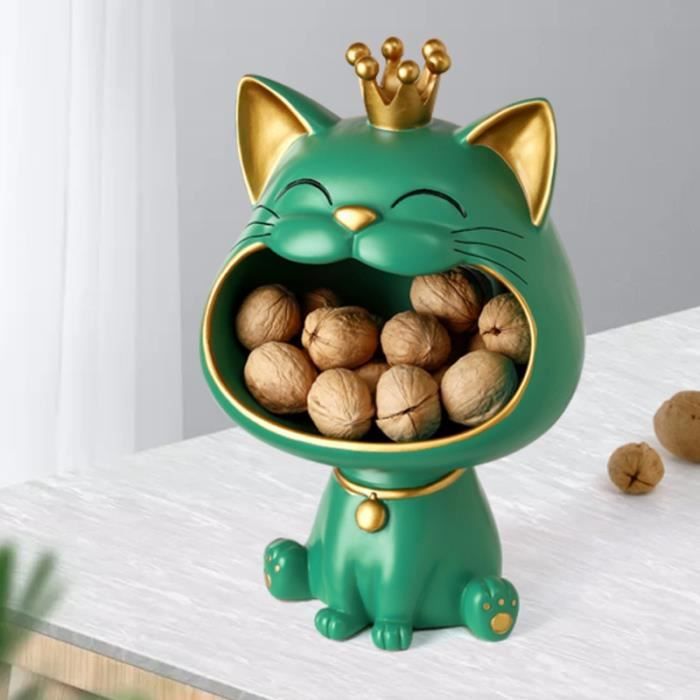Boîte de rangement en résine, Figurine de chats à grande bouche, chat de  dessin animé, Sculpture de clés, cho - Cdiscount Jeux - Jouets