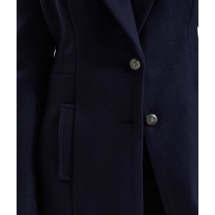 GRAIN DE MALICE Manteau cintr femme Marine Cdiscount Pr t