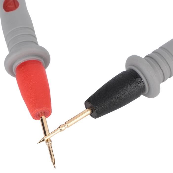 Câble De Test Multimètre - Fils Avec Pointes De Sondes, Longueur 15,5 Mm, Résistance 1000V, Pour électriciens Et Bricoleurs