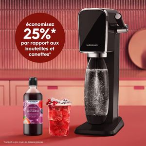 SodaStream Lot De 2 Bouchons Métalliques Pour Bouteilles En Plastique - Compatibles Machine Sodastream (pas Pour Verre Ni Duo)