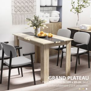 Table moderne | Design épuré et bois massif