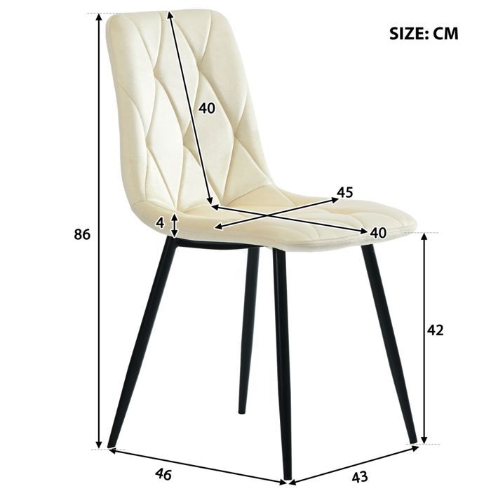 Ensemble Salle à Manger 5 Pièces - Table Marbrée 140x80cm, 4 Chaises Velours Beige, Pieds Dorés - Moderne Et Robuste