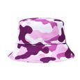 DAMILY® Camouflage Bob homme femme Bonnet résistant aux UV Chapeau Respirant Taille M-Violet-0