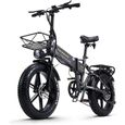 FICYACTO Vélo électrique Pliable classique -20'' R7 Ebike-avec moteur 800W -48V16Ah batterie -Shimano 8 vitesses -Amovible 45KM/H-0