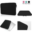 Sacoche d'ordinateur Portable Sac pour Macbook Housse pour APPLE Macbook Mac Air/Pro  13.3",Noir -0