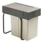 BRAND Poubelle de cuisine coulissante - 1 bac - 21 L - Gollinucci
