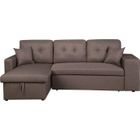 HABITAT ET JARDIN Canapé d'angle convertible/réversible "Axel" - 3 places - Taupe