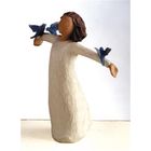 Figurine Le Bonheur Willow Tree - Haut:14cm - Marque WILLOW TREE - Gamme Willow Tree - Pour Enfant et Intérieur