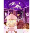 Veilleuse Bébé Projecteur Ciel Etoile,YANSION Veilleuse Enfant Veilleuse Musicale et Lumineuse,6Thème Veilleuse Licorne 360°Rotation