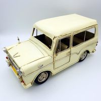 Modèle de voiture vintage vintage DynaSun Art en métal, collection au 1:20 échelle 25 cm