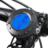 Yonphy Compteur de vélo sans fil 18 fonctions étanche avec rétroéclairage LCD - Compteur kilométrique pour vélo en temps réel A180