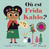 Où est Frida Kahlo ?  Livre à rabats en feutrine et miroir  à partir de 6 mois