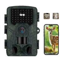 Caméra de chasse 48MP 2.7K - JETLIFETECH - CX100 - Vision Nocturne - Étanche IP66