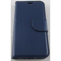 étui folio portefeuille pour iphone 12 mini 5.4 pouces bleu foncé l
