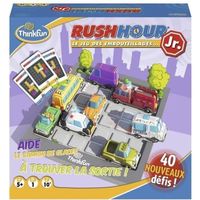 Rush Hour Junior - Ravensburger - Casse-tête Think Fun - 40 défis 4 niveaux - A jouer seul ou plusieurs dès 5 ans - Français inclus