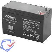 Batterie gel rechargeable 12V 7Ah sans entretien - XTREME