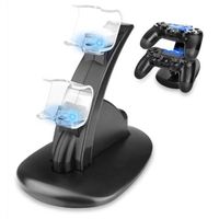 Dock chargeur Double Station de charge pour Manette Sony PlayStation 4 PS4