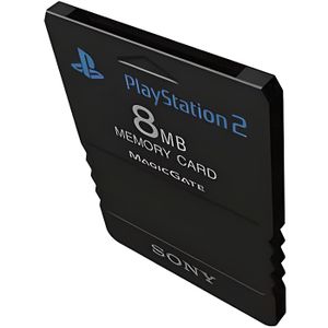 PS2 - Carte mémoire officielle noire - Exclu web – Matos and Games