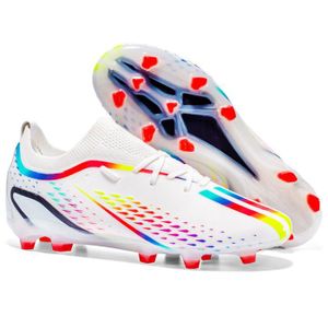 Chaussures de Football hommes - Moulées - Respirantes - Confortables - Antidérapantes,Blanc