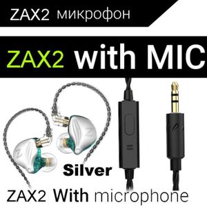 CASQUE AVEC MICROPHONE Casque-micro AIHONTAI Micro argent ZAX2-QKZ avec b