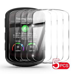ÉTUI GPS 5 pièces pour Garmin 840-Protecteur d'écran en verre pour Garmin Edge, film en verre pour chronomètre de vélo