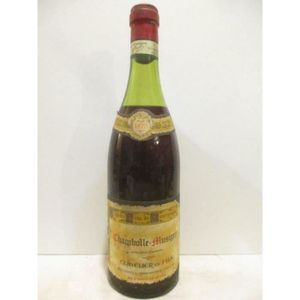 VIN ROUGE chambolle-musigny clavelier rouge 1970 - bourgogne