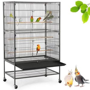 Cages à oiseaux de caille d'élevage portables, grande cage à