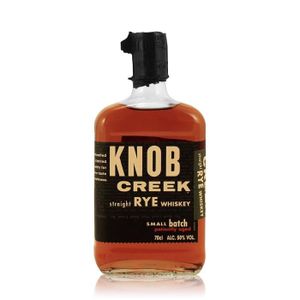 WHISKY BOURBON SCOTCH Knob Creek Kentucky Straight Rye Whiskey Small Bat