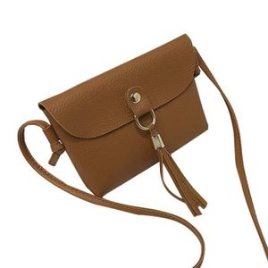 Excellanc Sac /à Main pour Femme en Similicuir Marron 10 x 22 x 20 cm