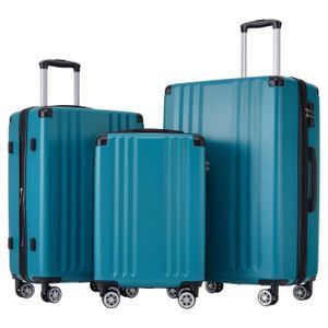 SET DE VALISES Lot de 3 valises à coque rigide, valise à roulette