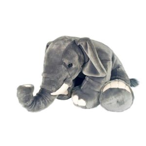 PELUCHE Peluche elephant geant 1 metre 10