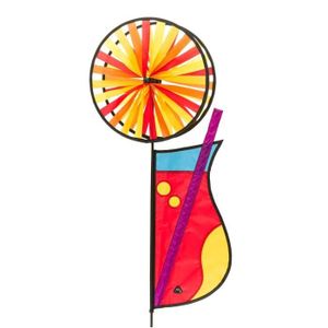 GIROUETTE - CADRAN Moulin à vent 2 roues Magic Wheel - INVENTO - Duett - 50 cm x 77 cm - Polyester - Fibre de verre