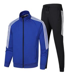 Survêtement Homme Ensemble 2 Pièces – Jogging + Blouson Capuche Coton Décontracté Tendance