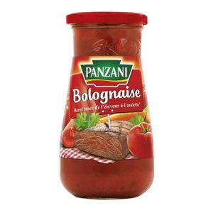 SAUCE PÂTE ET RIZ PANZANI - Sauce Bolognaise 500G - Lot De 4