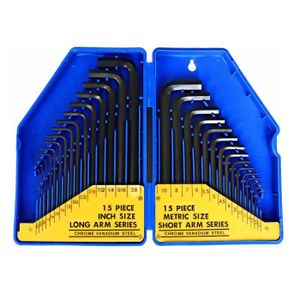 CK CEKA 4417 8PCE Métrique Clé Allen Set sur porte-clés 1.5 mm à 7 mm